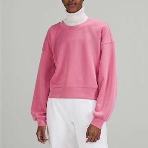 RARE COLOR Lululemon Softstreme Crop Sweatshirt